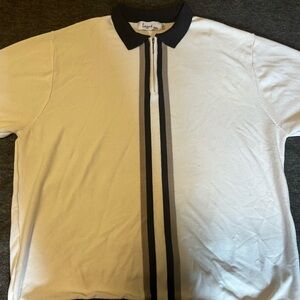 White and Black Men's Shirt